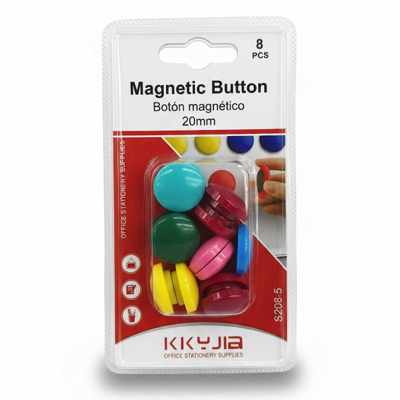 OFFICE SUPPLIES Magnetic Buttons 20MM 8PC/PACK S208-5